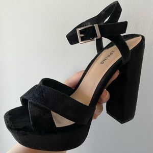 Call it spring strappy heels